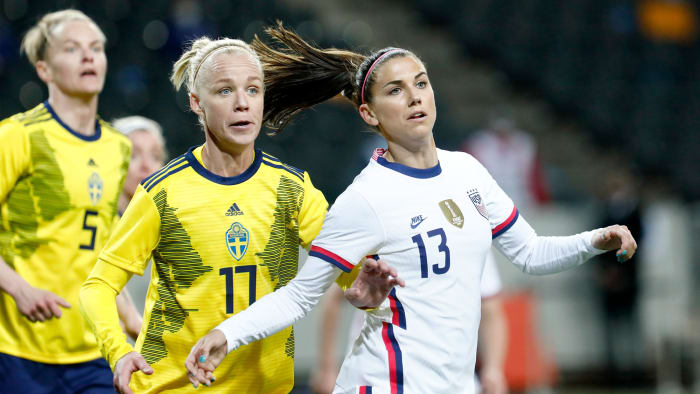 USWNT star Alex Morgan vs. Sweden